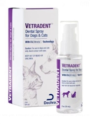 Vetradent Dental Spray for Dogs & Cat 2 oz | Reduces Plaque & Tartar ...